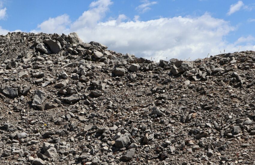 crushed rock